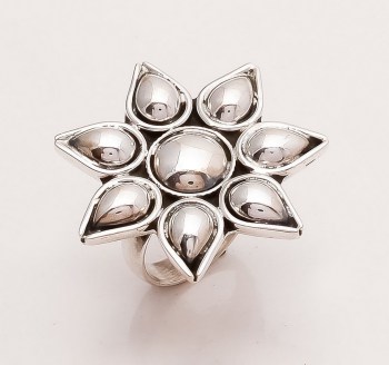 zilveren edelsteen ring hanger oorbellen 0166